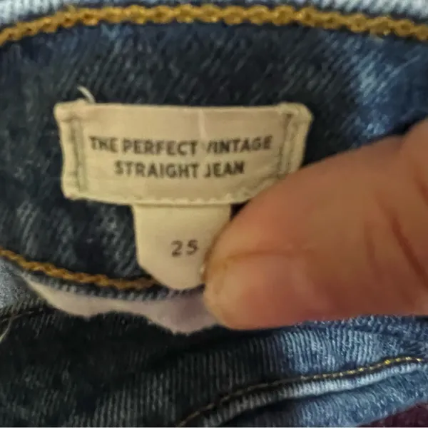 Madewell The Perfect Vintage High Rise Straight‎ Denim Jeans - Image 11