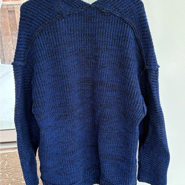 Free People Deep Blue Women's Cardigan - Image 9
