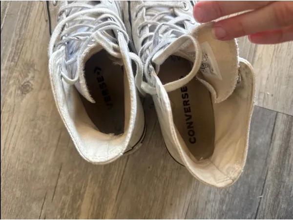 White Converse Platform High-Top - Image 4