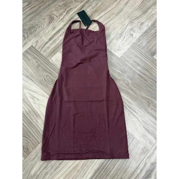 NEW Alphalete Ultrasoft Allure Dress - Wine , Size Small - Image 4