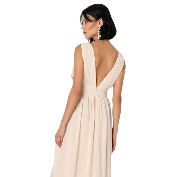 LULUS Heavenly Hues Cream Maxi Dress NWT - Image 2