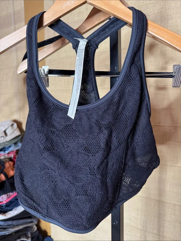 Free People Movement Beyond Crop Sports Bra Black Size Small Yoga Barre - Image 4