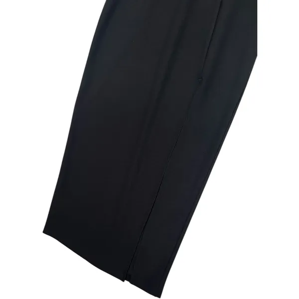 Abercrombie And Fitch Dress Womens Small Black Halter Knit Maxi Evening Formal - Image 4