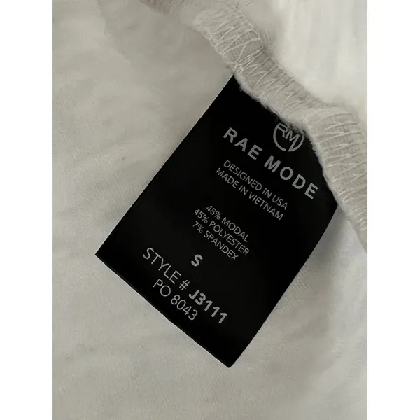 RAE MODE Half Zip Hoodie Small Gray Pullover Athleisure Sweatshirt Scuba - Image 4