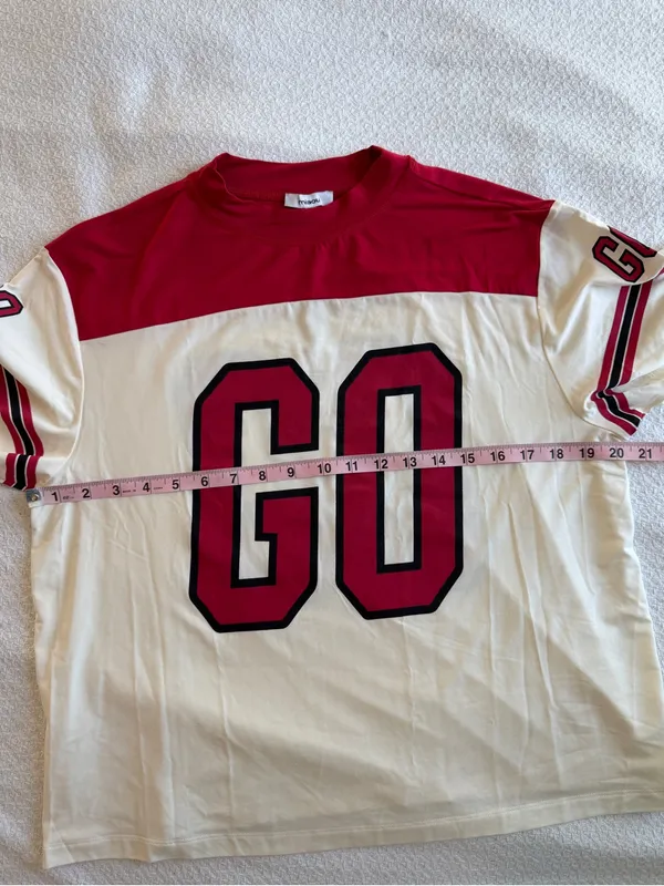 Miaou Knox Top GO Red White Rogue NEW NWT Large - Image 3