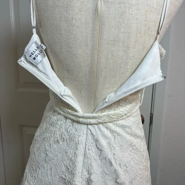 Hello Molly White Lace Mini Dress Size‎ XS - Image 5