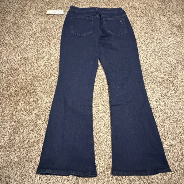 78&Sunny Skyline Bootcut Jeans Low Tide Dark Wash Distressed Size 6 NWT - Image 5