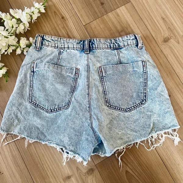 Zara Denim Skort - Image 7