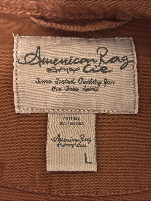 American Rag Women's Rust-Brown Utility Jacket - Image 2