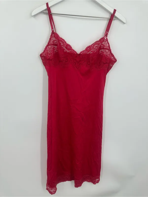 Vintage Y2K Red Camisole Dress Size Medium Whimsical Y2K Fairycore - Image 8