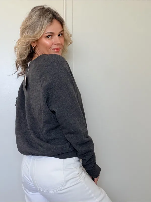 New Project Social T Happy Hour/Hungover Reversible Sweatshirt - Image 5