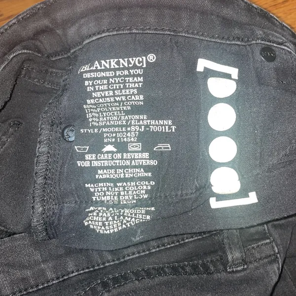 Blank NYC size 29 black denim class skinny stretch - Image 12