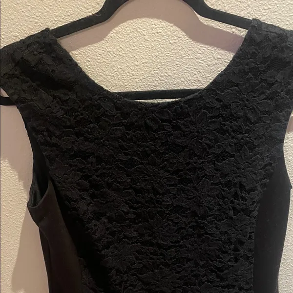 Apt. 9 Black Textured Mini Dress - Image 3