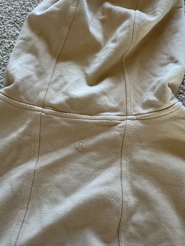 Lululemon beige scuba full zip - Image 4