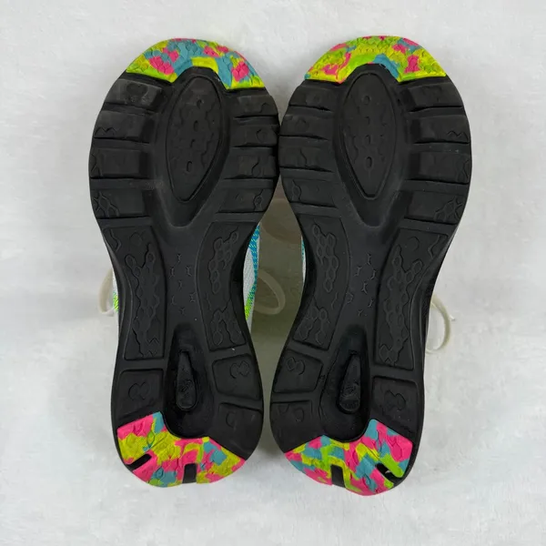 ASICS 1012B246 Womens Running Shoes White Neon Yellow Teal Orange Size‎ 7.5 - Image 10