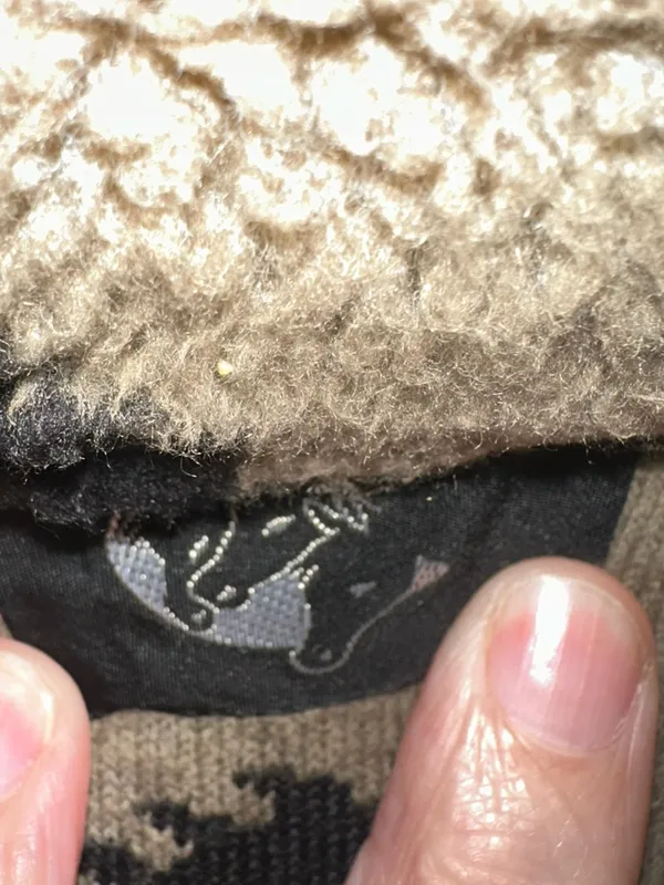 Kerrits vintage horse print fleece vest Size Medium‎ - Image 5