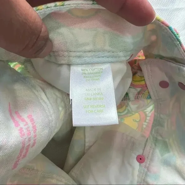 Lilly‎ Pulitzer Chin Chin Clifton Shorts denim cotton 2 - Image 11