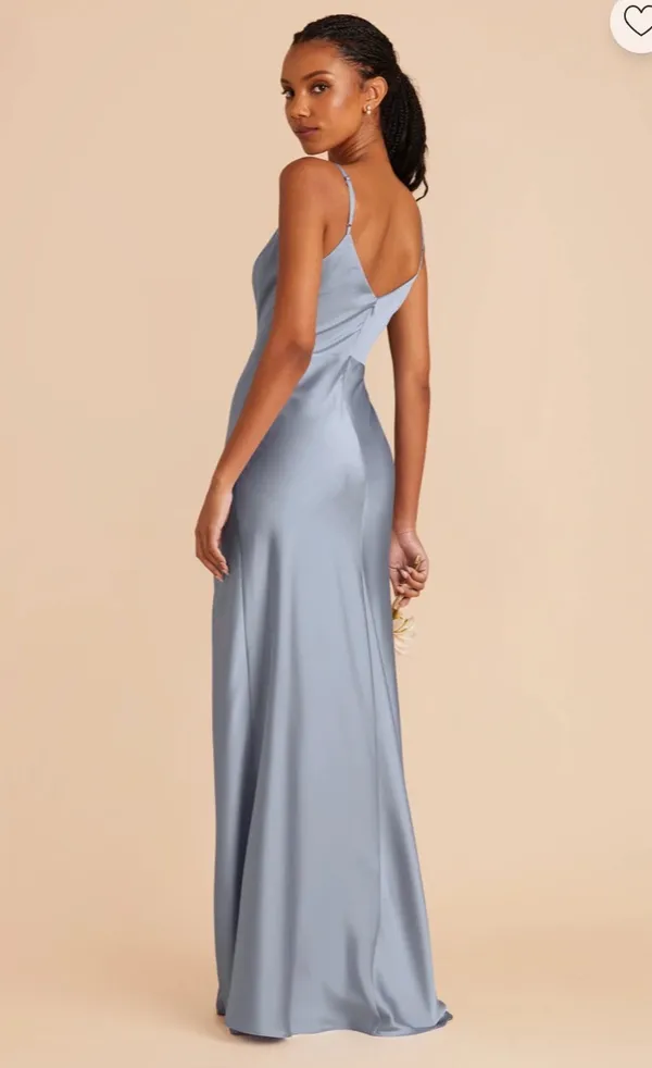 Birdy Grey Satin Dress - Image 2