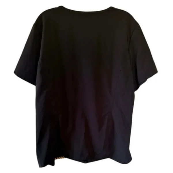 Disney Pixar Incredibles 2 Scrub Top XL Black V Neck Healthcare Shirt - Image 4
