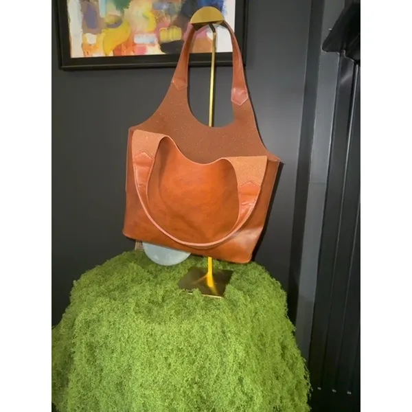 Southern Grace Faux Leather hobo bag in Brown - Image 3