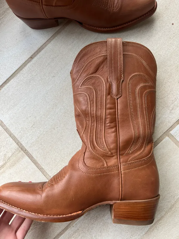 Tecova Cowboy Boots Size 8.5 - Image 5