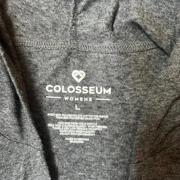 Colosseum Women's Large Gray Florida State‎ FSU Seminoles Hooded Coatigan - Image 2