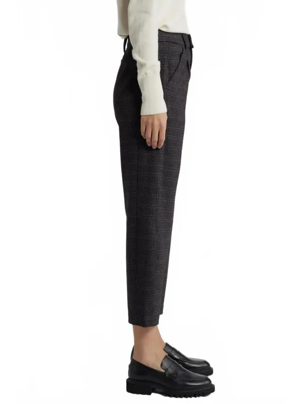 Wit & Wisdom 'Ab'Solution Skyrise Extended Stretch Pants Charcoal Plaid NWT Sz 2 - Image 3