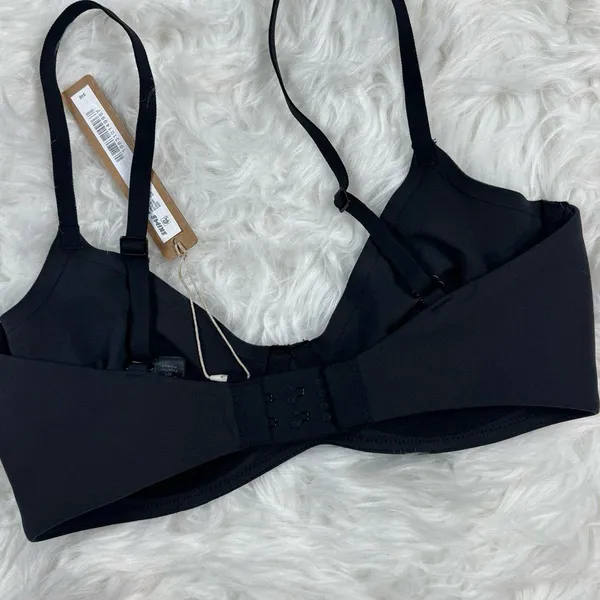 Skims Fits Everybody Unlined Demi Bra Onyx Size 32D - Image 5