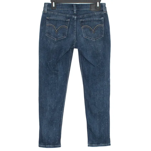 Levis Womens Jeans Cropped Zip Fly Blue Size 29 DZ - Image 6