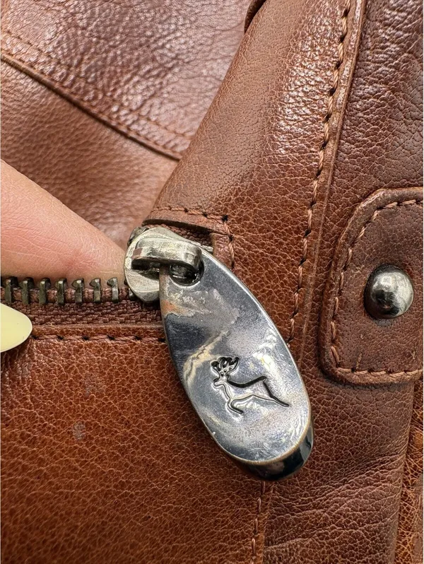 Ashwood backpack Purse Top Handle Zip Buckle Silver Hardware Pockets - Image 13