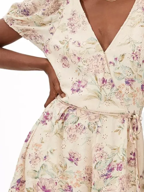 American Eagle Floral Romper Beautiful Print XXL - Image 5