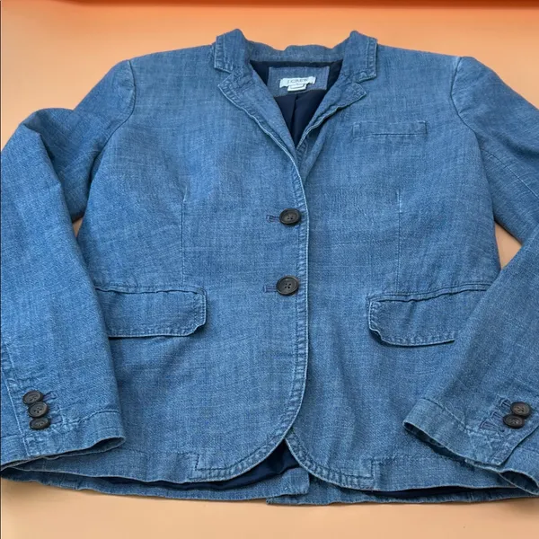 J. Crew Indigo Denim Jacket - Image 12