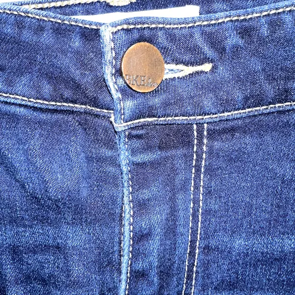 BKE Buckle Jeans Womens 31x31 Blue Victoria Mid-Rise Skinny Ankle Whiskered Jean - Image 3