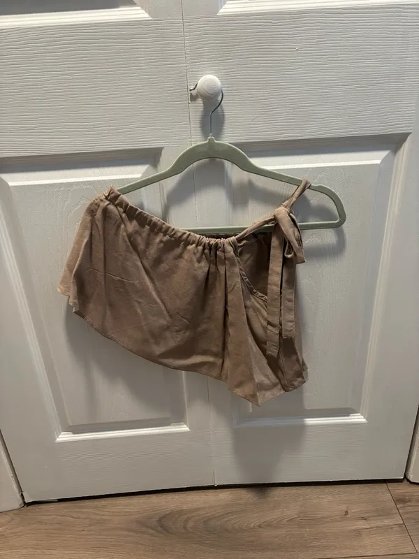 Brown One-Shoulder Shein Top - Image 2