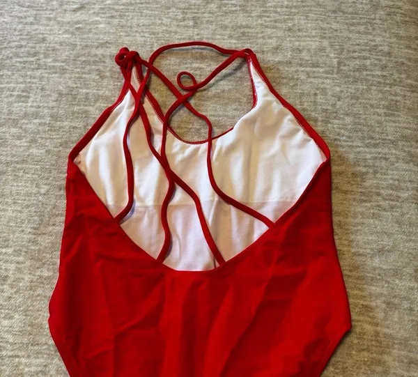 Red swimsuit Size M - Image 5