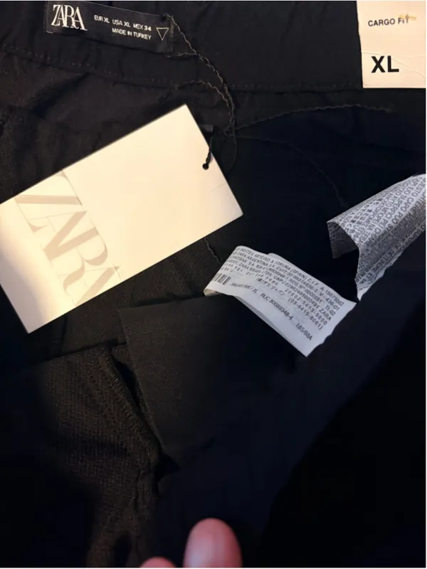 Zara DNWR Technical Cargo Pants Size XL NWT - Image 4