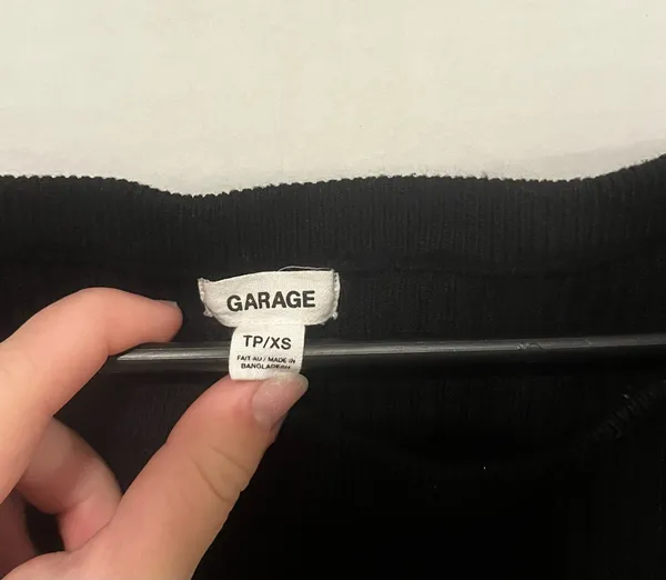 Garage knitted off the shoulders top - Image 2