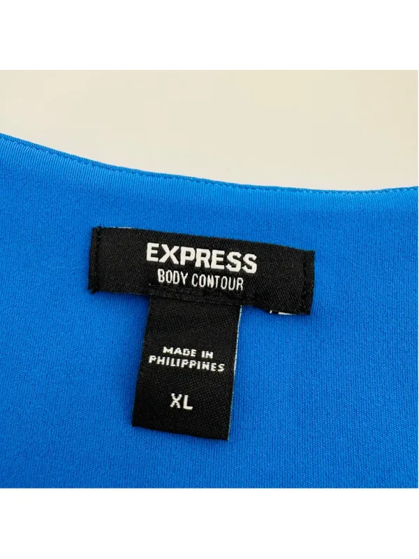 Express Blue Body Contour Compression Bodysuit XL - Image 4