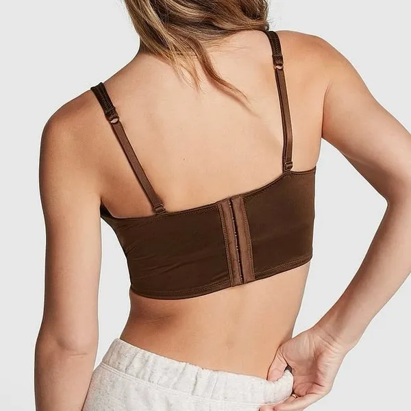 Victoria's Secret Pink SATIN LIGHTLY LINED CORSET TOP - Image 14