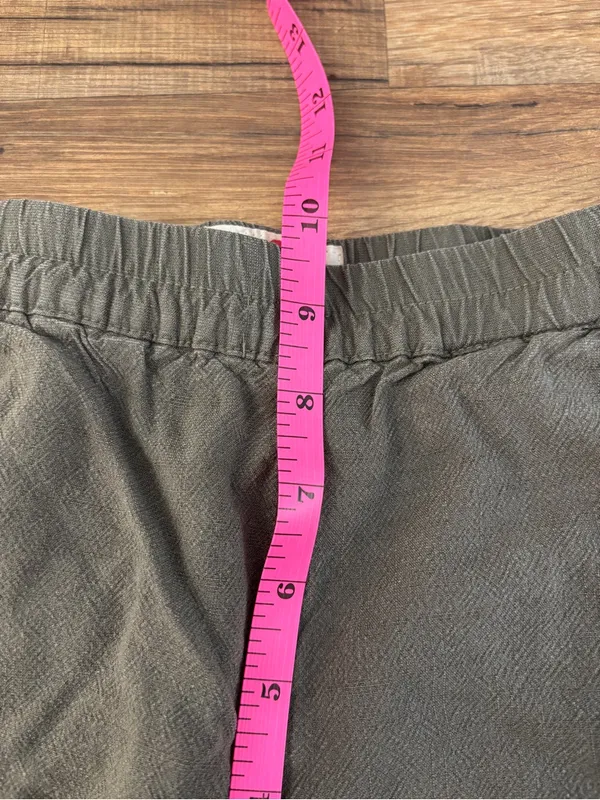 Marine Layer Allison Cropped Pants Dolphin Hem Green Women’s - Image 10