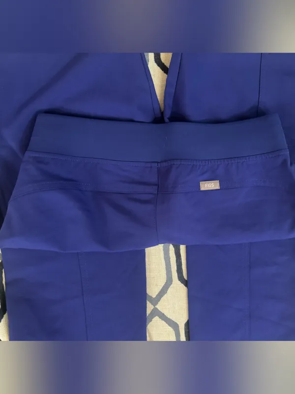Figs Women High Rise Slim Pants in size XS in Deep Royal blue NWOT - Image 7