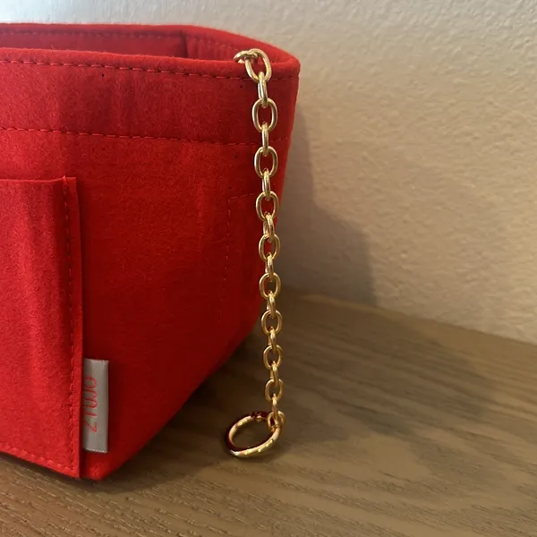 NWT Red Felt Purse Insert - Image 10