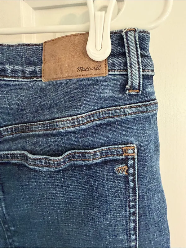 Madewell Mid‎ Rise Stovepipe Jeans Women’s 29 Blue Straight Leg Denim - Image 3