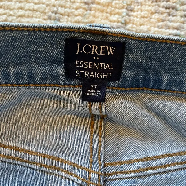 J. Crew Essential Straight Leg Jean - Image 3