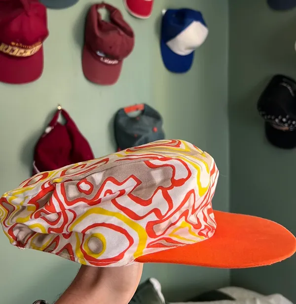 Cool Artsy Flat Brim Hat - Image 3
