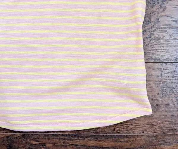 Free People • Night Sky Tee pink stripe Summer Rose baby t shirt - Image 7