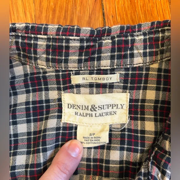 Women’s Denim & Supply Ralph Lauren Plaid Button-Up Shirt - Image 3