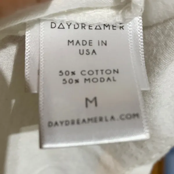 Daydreamer White Tee with Red and Black Graphic - Image 3