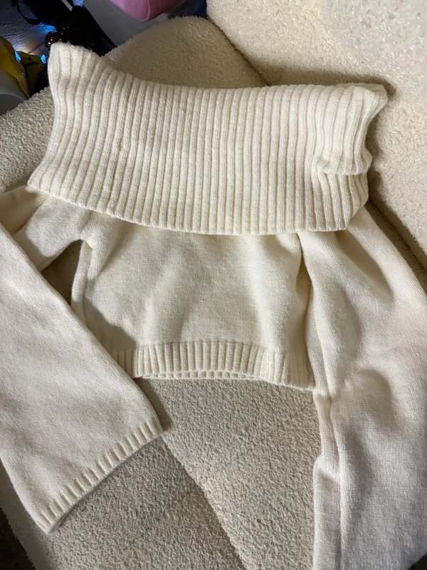 SheIn Fold Over Sweater - Image 2