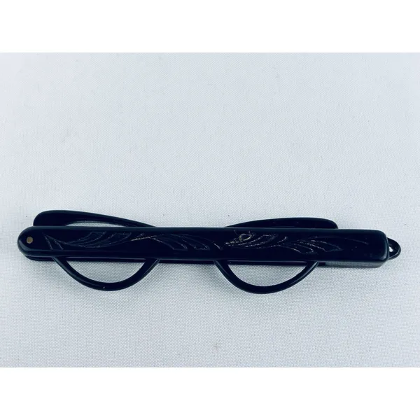 Vintage Folding Cat Eye Glasses MCM Opera Reader Funky Fun Retro 50s 60s - Image 3